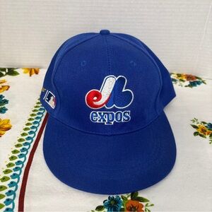 Vintage Miller Montreal Expos MLB Genuine Merchandise SnapBack Cap